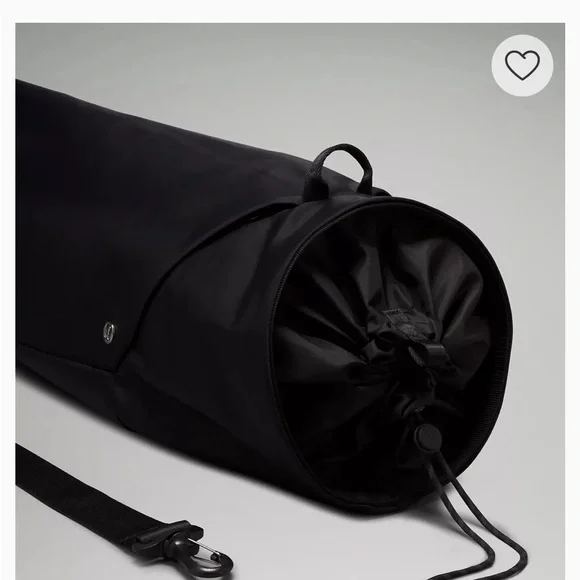 Lululemon Athletica Black Duffel Bag Sleek and Functional - Picture 3 of 6